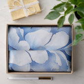 美しいウミガメと青い牡丹デコページ 薄葉紙 (ギフト)