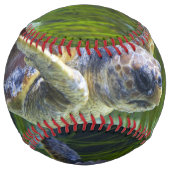 美しいウミガメ泳ぎ ソフトボール (裏面)