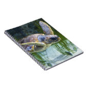 美しいウミガメ泳ぎ ノートブック (右側)