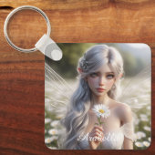 美しいエイプリルフェアリーのデイジー キーホルダー (正面)