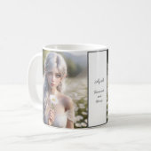 美しいエイプリルフェアリーのデイジー コーヒーマグカップ (正面左)