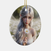 美しいエイプリルフェアリーのデイジー セラミックオーナメント (右)
