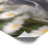 美しいエイプリルフェアリーのデイジー ポスター (コーナー)