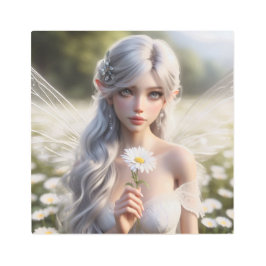 美しいエイプリルフェアリーのデイジー メタルプリント