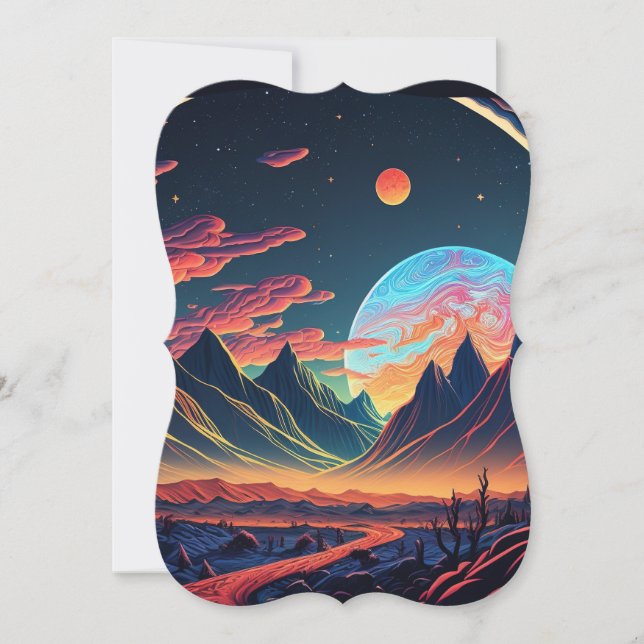 美しいエイリアン惑星 (正面)