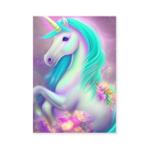 美しいエキゾチックなデジタルアートユニコーンラブヘア