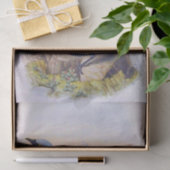 美しいエキゾチックなブルーバードヴィンテージイラストレーション 薄葉紙 (ギフト)