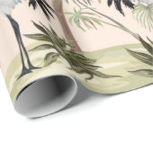 美しいエキゾチックな陳腐な壁紙。手書き ラッピングペーパー (ロールコーナー)