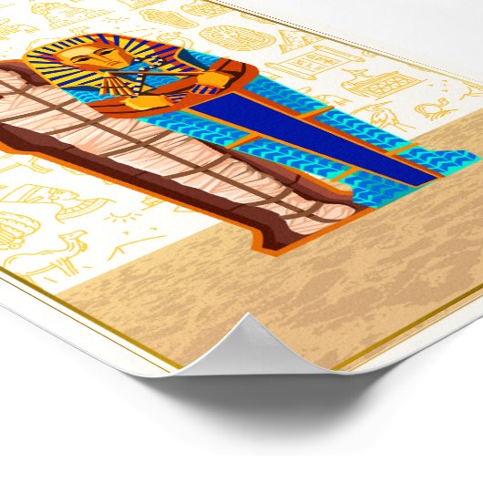 美しいエジプトのアートウォールポスター ポスター (角)