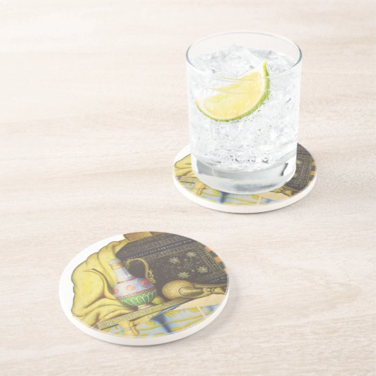 美しいエジプトの工芸品:ファラオの秘密 コースター (側面)