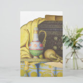 美しいエジプトの工芸品：ファラオの秘密 便箋 (スタンド正面)