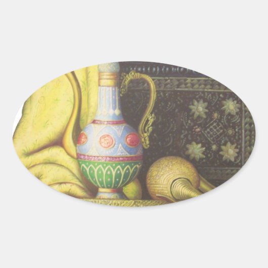 美しいエジプトの工芸品：ファラオの秘密 楕円形シール (正面)