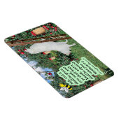 美しいエスキーとオーチャード聖なる書物、 経典マタイ7:7 マグネット (右側)