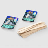 美しいエスキーと天使の聖なる書物、 経典マタイ6:33 ハンドファン (組立なし)