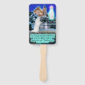 美しいエスキーと天使の聖なる書物、 経典マタイ6:33 ハンドファン (正面)