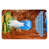 美しいエスキー聖なる書物、 経典マグネット箴言16:9 マグネット (横)