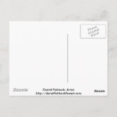 美しいエステスパークのコロラド州冬の小川 ポストカード (裏面)