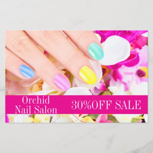 美しいエステティシャンスパネイルサロン価格表 チラシ (正面)