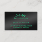 美しいエステティシャン 名刺 (裏面)