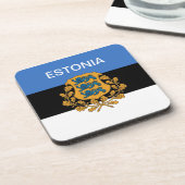 美しいエストニアのコースターセット！ コースター (左側)
