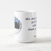 美しいエストニアの諺マグ！ コーヒーマグカップ (中央)