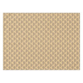 美しいエスニックダマスク模様の点描画 テーブルクロス (正面(横))