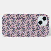 美しいエスニックダマスク模様の点描 Case-Mate iPhoneケース (裏面 (横))