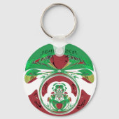 美しいエチオピア美しいハクナマタタ私はHeaが大好き キーホルダー (正面)