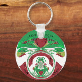 美しいエチオピア美しいハクナマタタ私はHeaが大好き キーホルダー (正面)