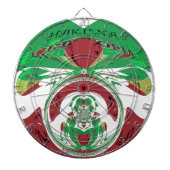 美しいエチオピア美しいハクナマタタ私はHeaが大好き ダーツボード (正面)