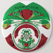 美しいエチオピア美しいハクナマタタ私はHeaが大好き 缶バッジ (正面)