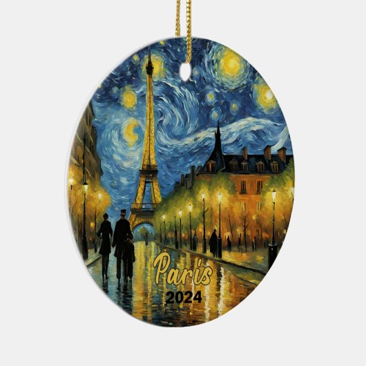 美しいエッフェルタワーパリス記念品 セラミックオーナメント (右)