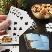 美しいエッフェルタワーパリフランス トランプ (インサイチュ)