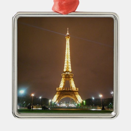 美しいエッフェル塔 メタルオーナメント (正面)