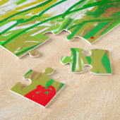 美しいエネルギッシュ縁どコリー ジグソーパズル (側面)