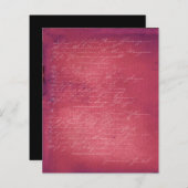 美しいエフェメラスクラップブック紙 (正面/裏面)