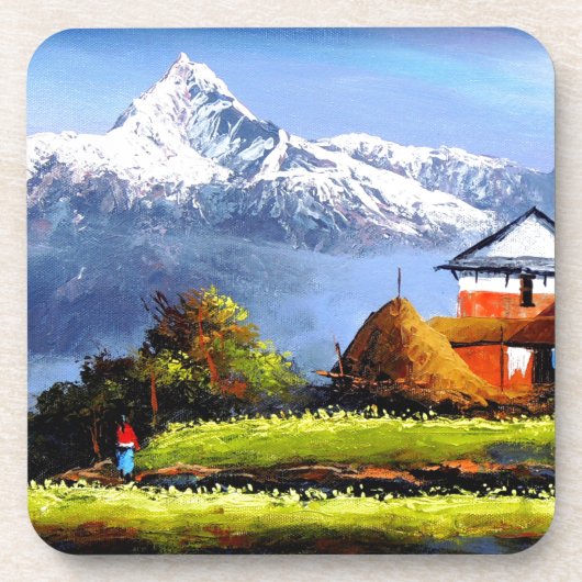 美しいエベレスト山のパノラマビュー コースター (正面)