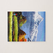 美しいエベレスト山のパノラマビュー ジグソーパズル (横)