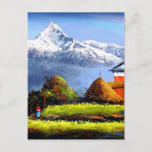 美しいエベレスト山のパノラマビュー