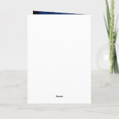 美しいエルククリスマスタイム シーズンカード (裏面)