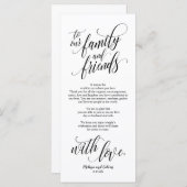 美しいエレガントありがとう設定カード プログラム (正面/裏面)