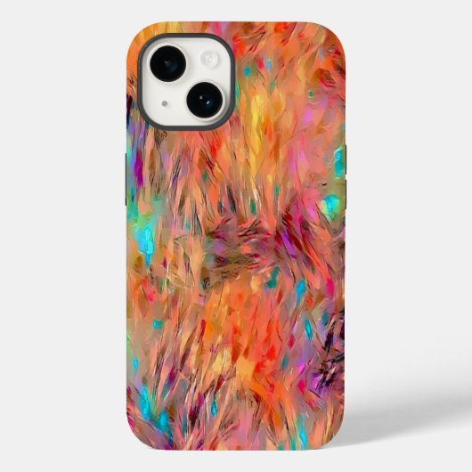 美しいエレガントなジュエルトーンのシームレスパターン Case-Mate iPhoneケース (裏面)