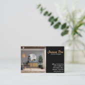 美しいエレガントインテリアデザイン鏡 名刺 (スタンド正面)