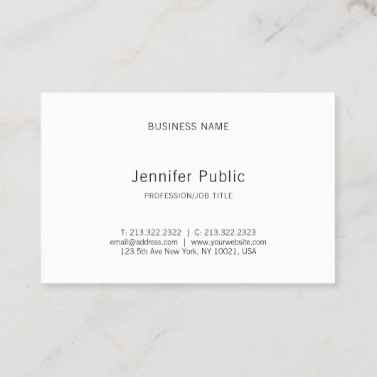 美しいエレガントサロンメイクアップアーティストグラムテンプレート 名刺 (裏面)