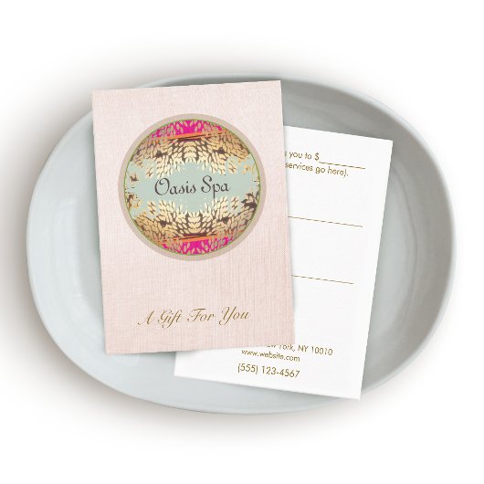 美しいエレガントサロン及びスパギフト券 割引カード