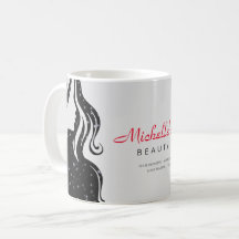 美しいエレガントサロン&美容師ホワイトブラック