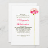 美しいエレガントデザインブライダルシャワー招待状 招待状 (正面/裏面)