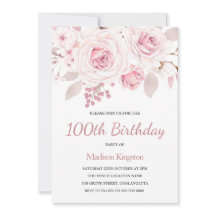 美しいエレガントバラ女性100誕生日