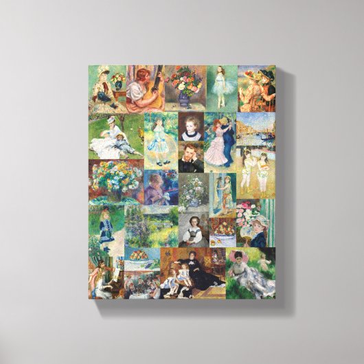 美しいエレガントルノアール絵画 キャンバスプリント (正面)