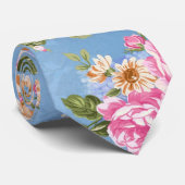 美しいエレガントヴィンテージガーリーバラの花 ネクタイ (ロール)